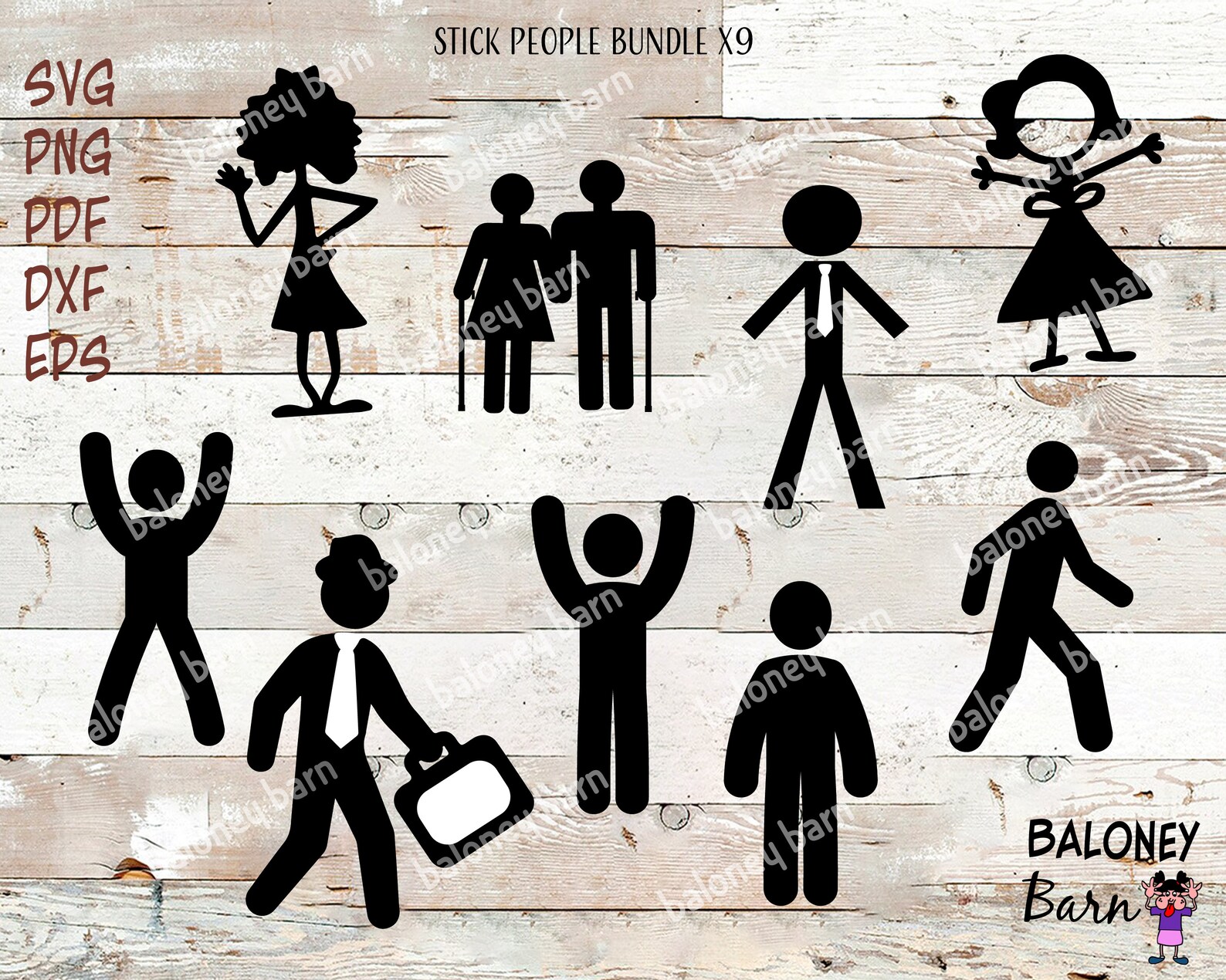 Stick People SVG Stick Figures Clipart Stick Man in Suit - Etsy Canada