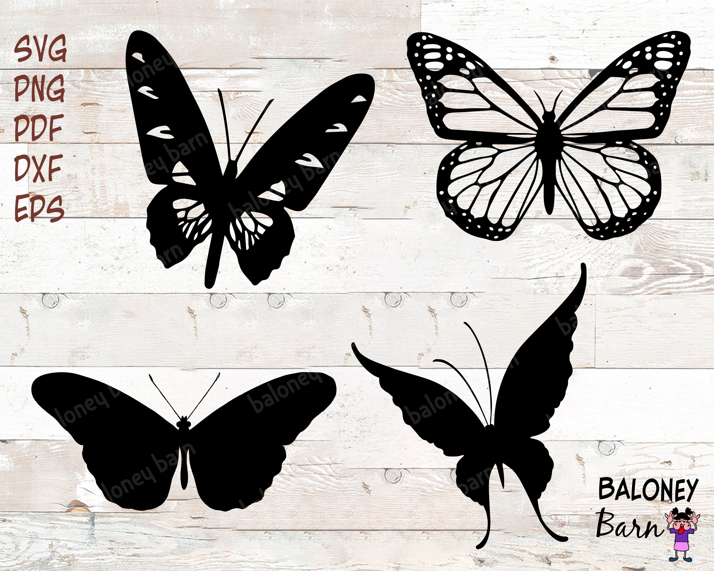 Butterfly Clipart Butterfly SVG Butterfly Silhouette - Etsy Canada