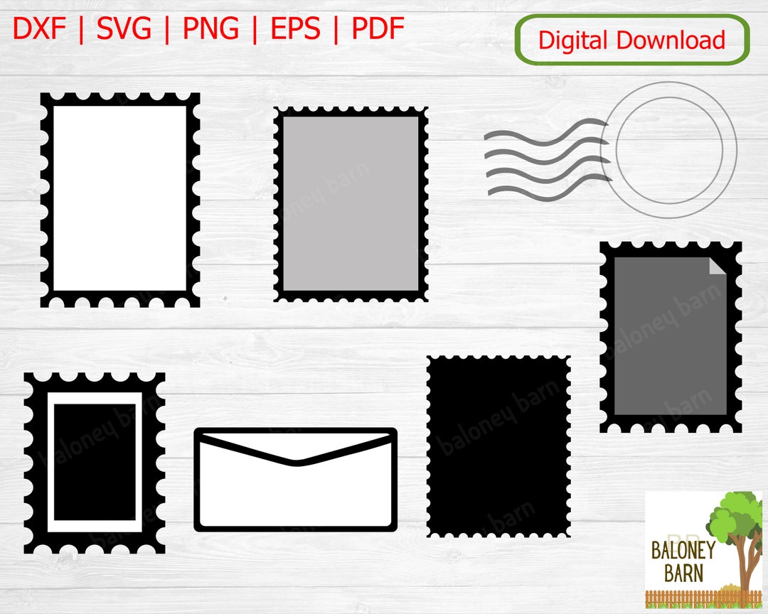 Blank Postage Stamp, Postal Stamp, Post Stamp, Letter Stamp,SVG, DXF, PNG,  Cricut, Silhouette Cameo, EPS, Cut File, Clipart, Stock Vector -  Illustration of instant, cameo: 251229106