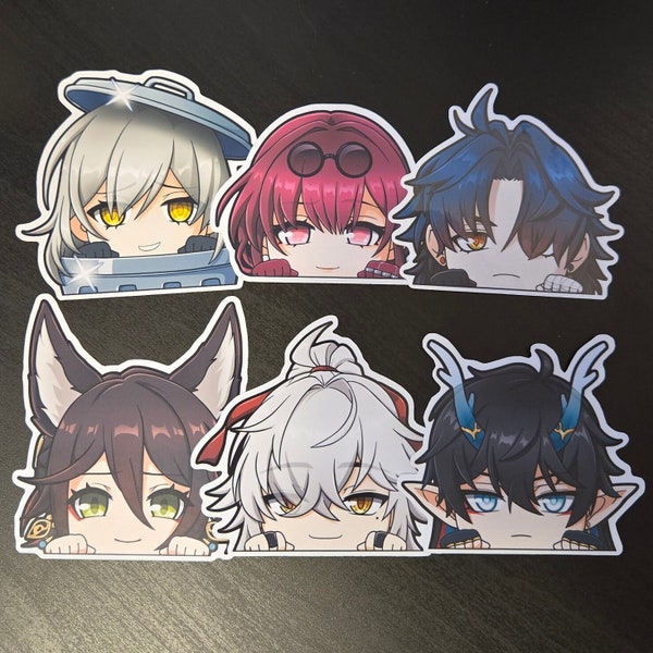 Honkai Star Rail Peeker Stickers UPDATED