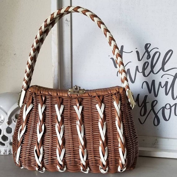 70's Boho Retro Chic Basket Brief Bag