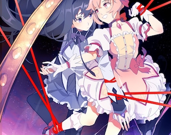 Madoka and Homura - 11x17 Print.