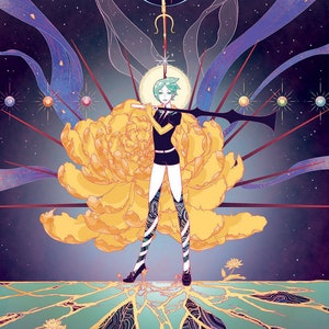 宝石の国 Phosphophyllite 8.5 X 11 Print - Etsy