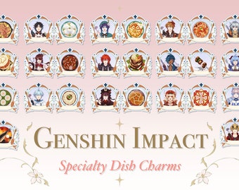 Genshin Impact: 3" Specialty Food Charms