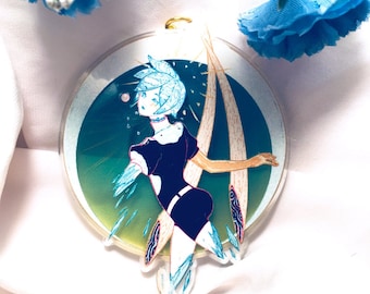 パパラチアキーホルダー、宝石の国/クリアアクリルキーホルダー - Etsy