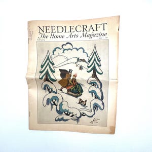 Vintage Craft Magazine, Sewing Epheera, Needlecraft The Home Arts Magazine 1933, Vintage Fashion Illustrations, Patterns, Advertisements