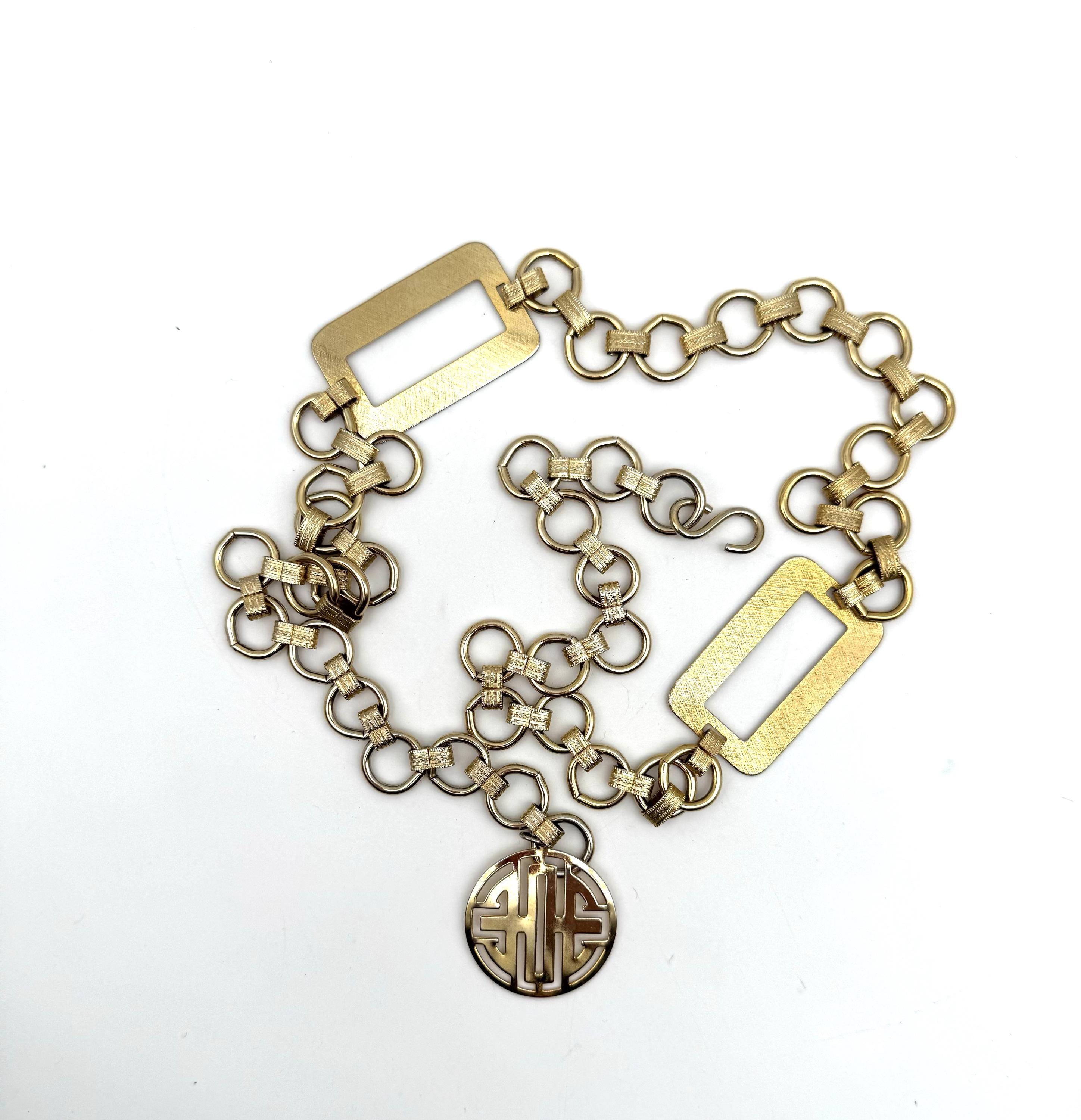 Gold Circle Chain Belt - Etsy