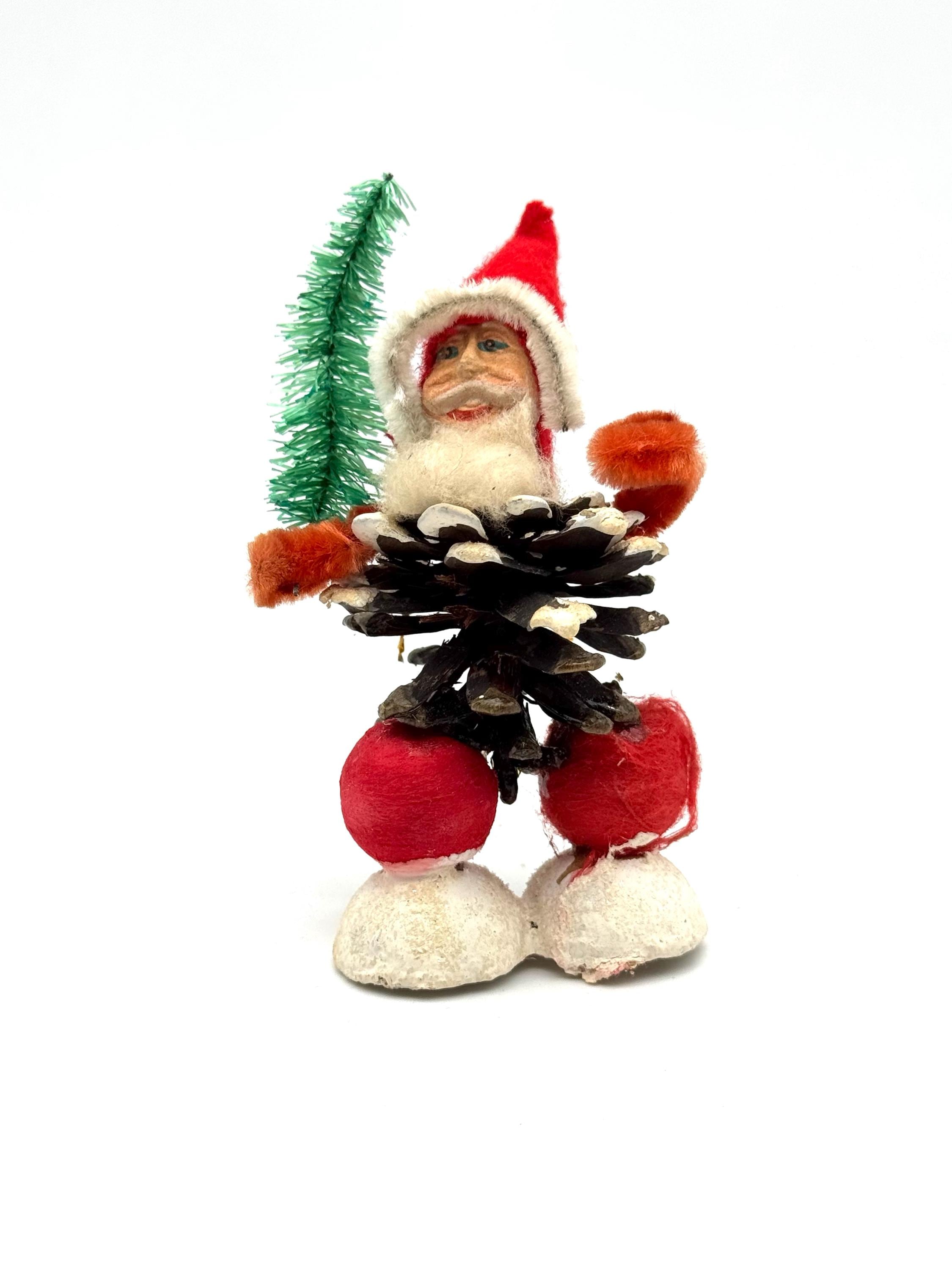 Vintage Paper Mache Santa Japan - Etsy