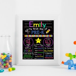 Back to School Board Printable