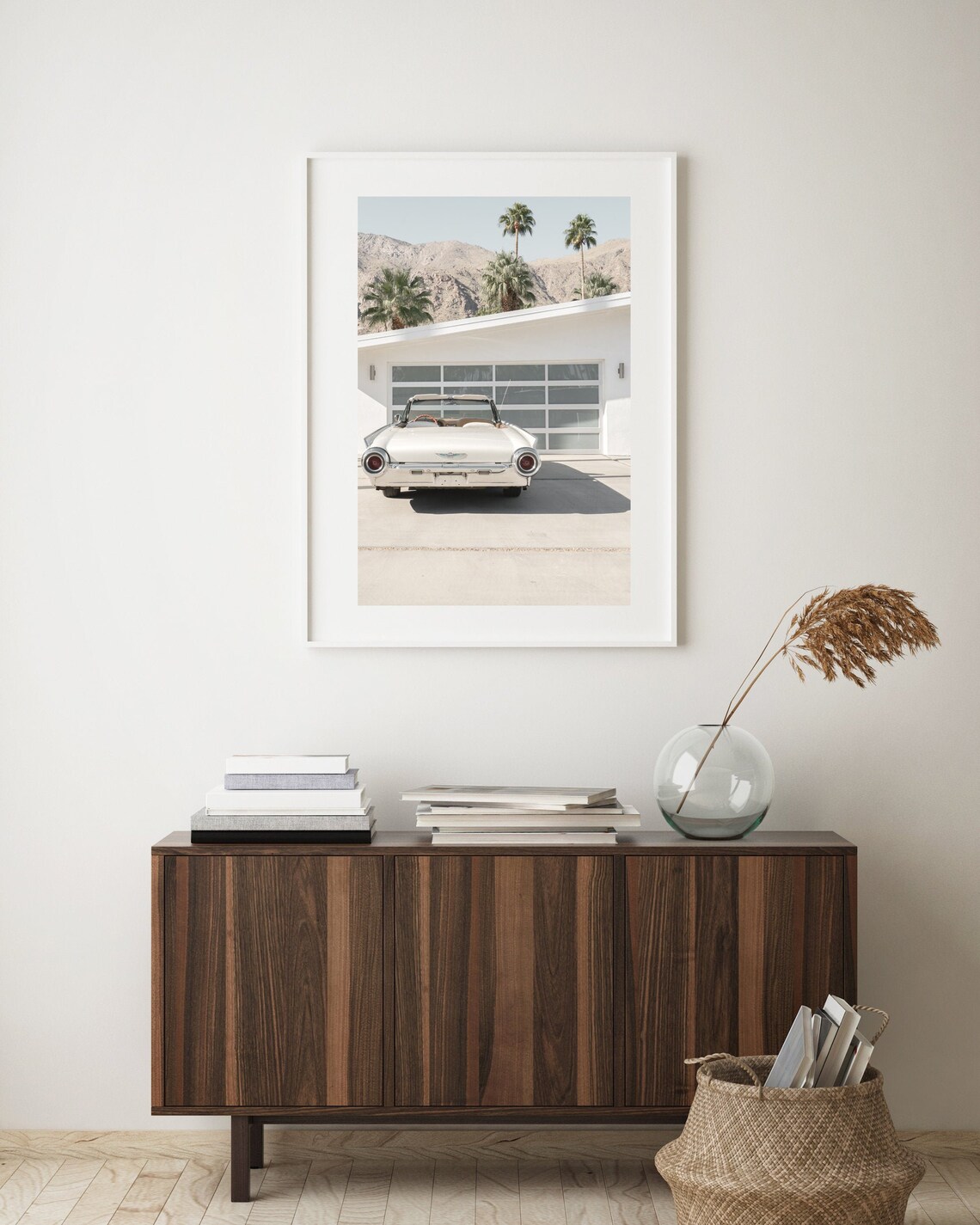 Palm Springs Vintage Car Photograph Retro California - Etsy
