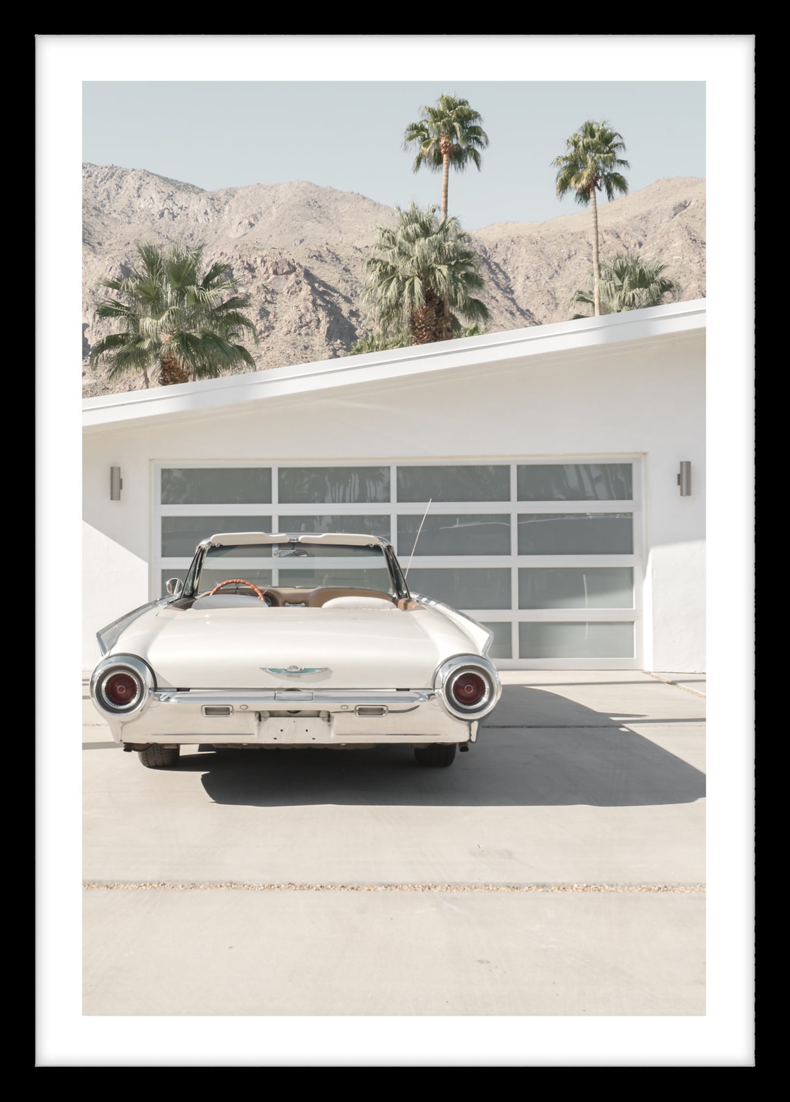 Palm Springs Vintage Car Photograph Retro California - Etsy