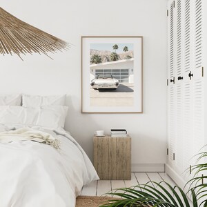 Palm Springs Vintage Car Photograph Retro California - Etsy