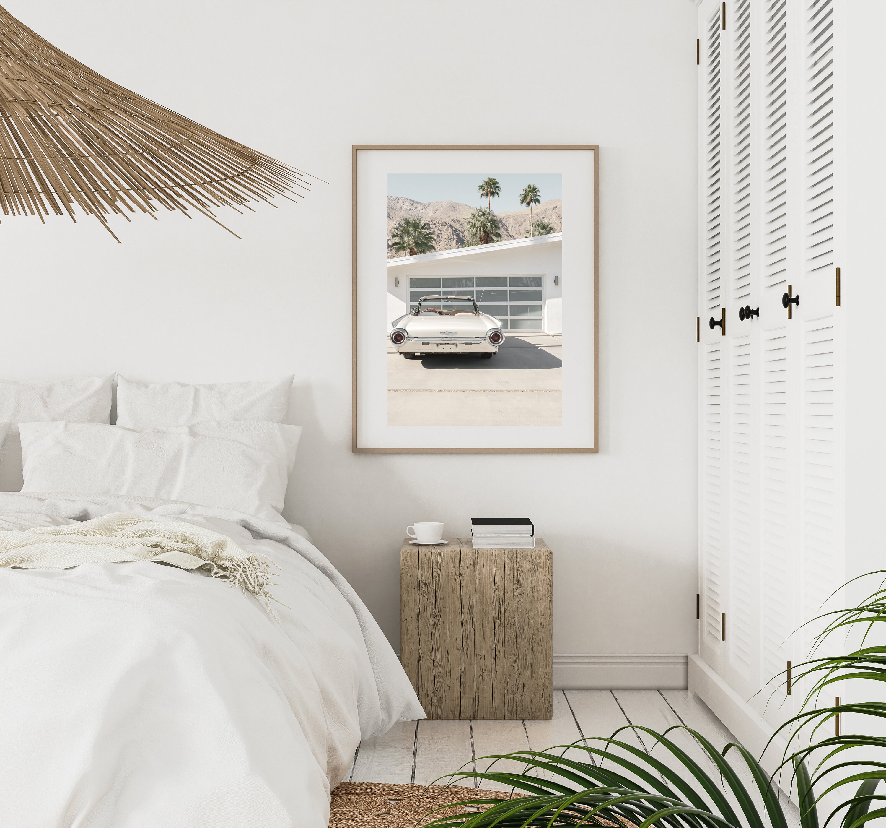 Palm Springs Vintage Car Photograph Retro California - Etsy