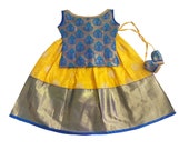 silk skirt and top for babies