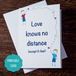 Cartão de dia dos namorados, cartão de dia dos namorados para impressão, cartão de amor de quarentena, cartão de dia dos namorados digital
