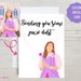 Custom Digital Portrait Card, Printable Customized Digital Art Greeting Card - Etsy