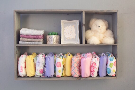 wall mounted diaper storage