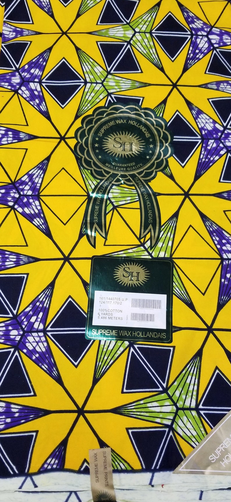African Print Fabric Tribal African Wax Print 6 Yards 100/% Cotton African Printed Dresses and Head tie for Men /& Women