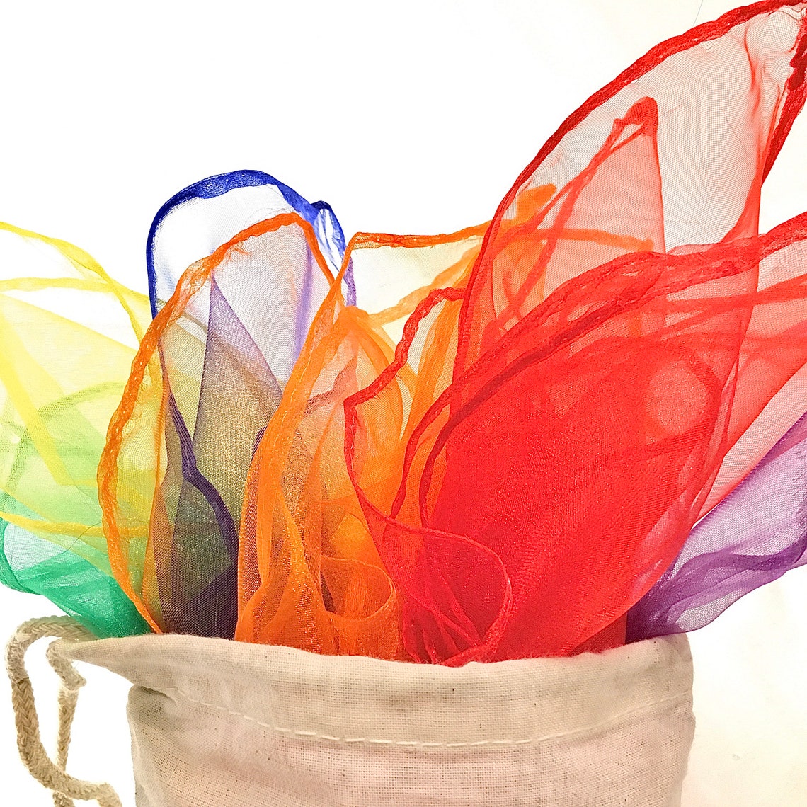 Rainbow Play Scarves for Waldorf Montessori Preschool Etsy
