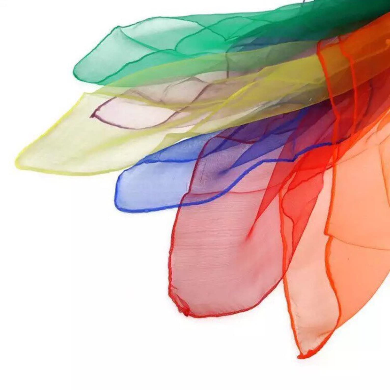 Waldorf Play Scarves for Imaginative & Sensory Play Set of 6 Etsy