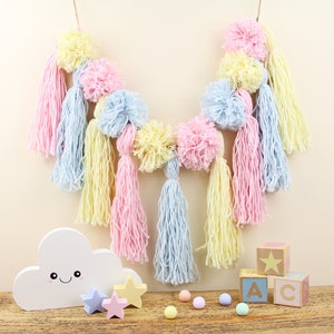 Yarn Garland Kit - Pastel