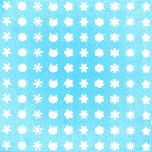 Zelfklevend Stencil - Bloemen