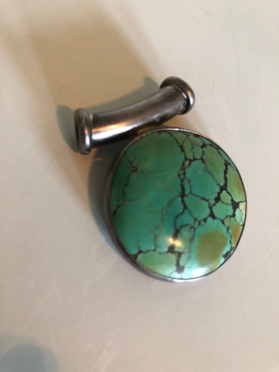 Vintage turquoise pendant - image 3