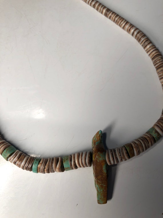 Vintage peyote bird necklace - image 6
