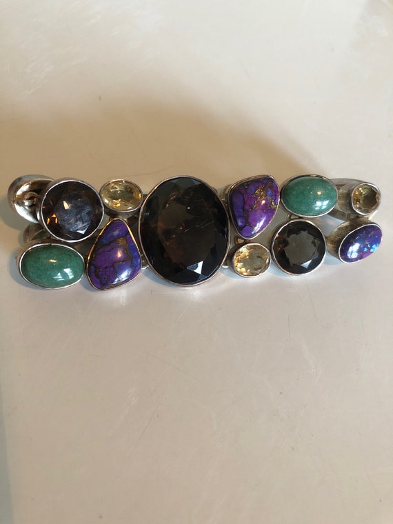 Vintage semiprecious stone bracelet