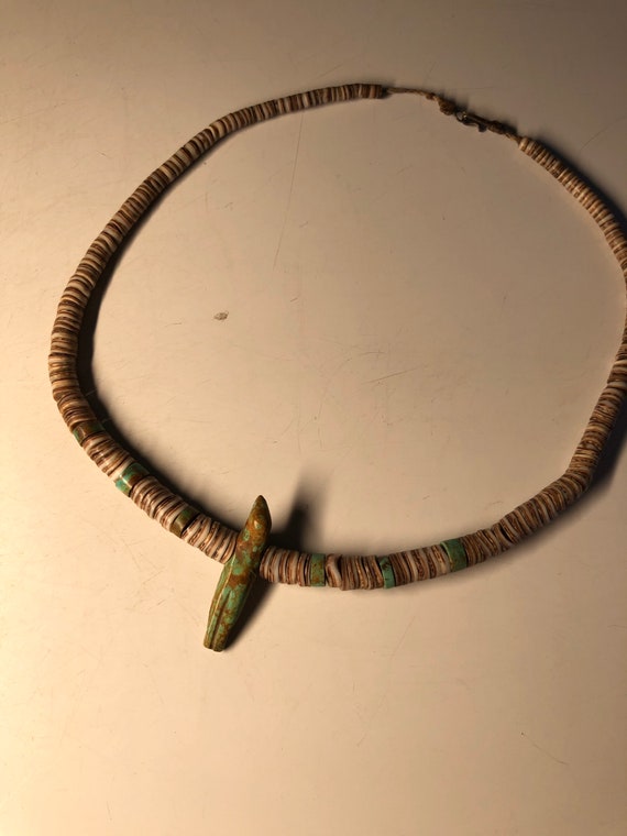 Vintage peyote bird necklace - image 2