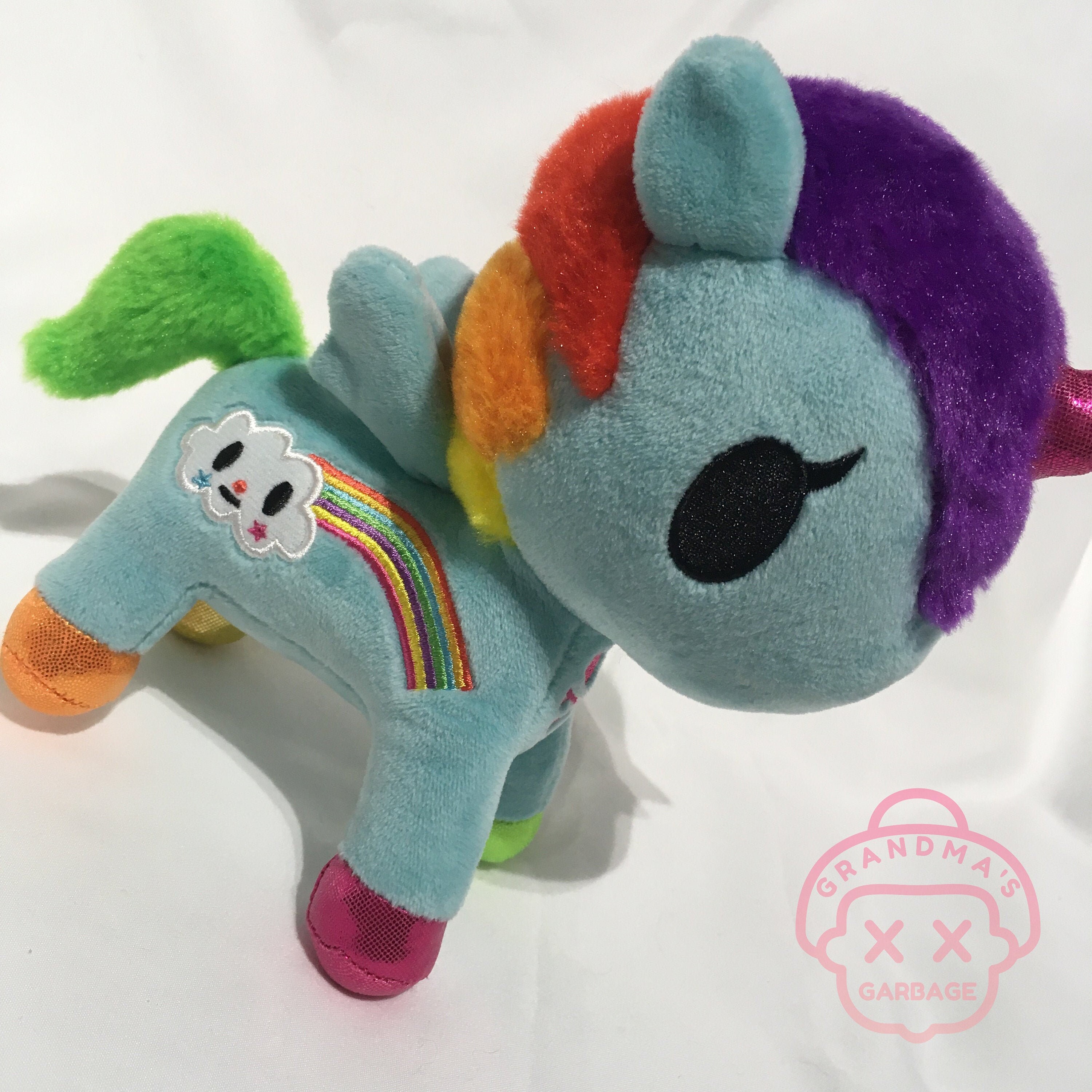 TOKIDOKI PIXIE PLUSH // Mini Aurora Unicorno Rainbow Cloud | Etsy