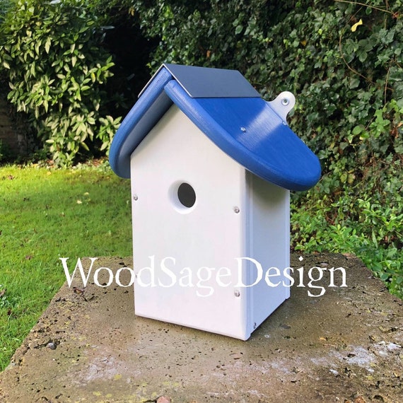Wooden Bird House Outdoors Bird Houses Garden Gift Etsy