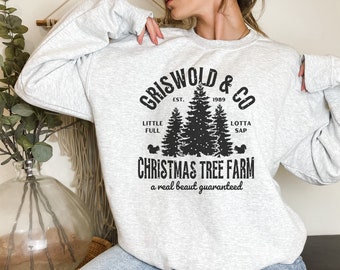 Funny Christmas Tree Farm Sweatshirt, Griswold Family Christmas, Funny Christmas Party Sweatshirt, Funny Christmas Gift Idea