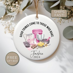Personalized Baking Ornament: Custom Christmas Cookie Gift