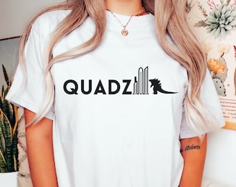 Quadzilla Workout T-Shirt: Funny Leg Day Gym Apparel