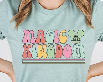 Magic Kingdom Shirt, Retro Disney World Shirt, Disney Shirt, Kids Disney Shirt, Colorful Disney Shirt, Disney Shirt, Unisex Disney Shirt
