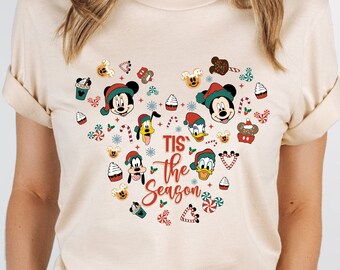 Tis The Season Mickey's Very Merry Christmas Party Shirt, Disney Christmas Shirt, Festival Of The Holidays Shirt, Mickey Christmas