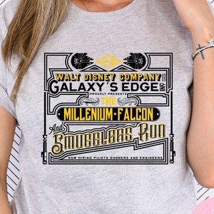 Millenium Falcon Smuggler&#39;s Run Shirt, Star Wars Shirt, Hollywood Studios Shirt, Galaxy&#39;s Edge Shirt, Disney World Shirt