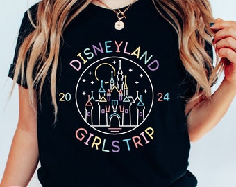 Disneyland Girl's Trip Shirt, Disney Castle Shirt, Disney Girls Trip Shirt, Girls Youth Group Disney Shirt, Cute Disney Shirt, 2024 Disney