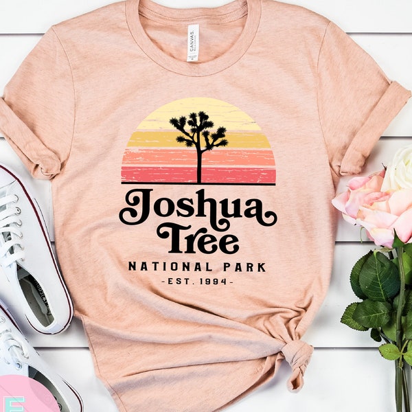 National Park Shirt, Joshua Tree Shirt, Camper Gift, Retro Shirt, Camp Shirt, Hiker Shirt, RV Shirt, Camping Shirt, Travel Shirt