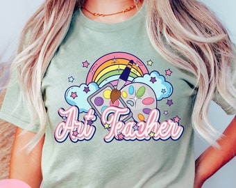 Art Teacher Shirt, 90's Teacher Shirt, Retro Art Shirt, Retro Teacher Shirt, Teacher Shirts, Gifts For Art Teachers, Back To School Shirt