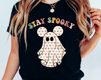 Stay Spooky Mickey Halloween Shirt, Halloween Shirt, Mickey Ghost Shirt, Disney Halloween Shirt, Disney Shirt, Mickey Halloween Party Shirt