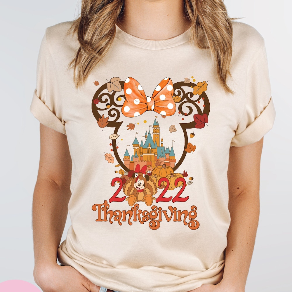 Disney 2022 Thanksgiving Shirt, Thanksgiving Disney Family Shrts, Disney Holiday Shirt, Mickey Thanksgiving, Minnie Thanksgiving