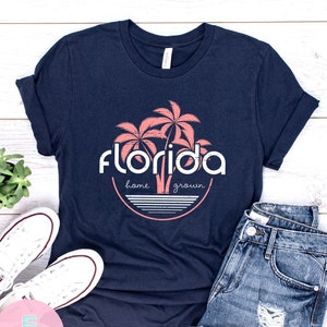Florida Homegrown UNISEX Shirt, Florida Shirt, Homegrown Shirt, Retro Florida Shirt, State Shirts, Retro Shirts