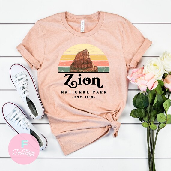 National Park Shirt Zion Shirt Camper Gift Retro Shirt