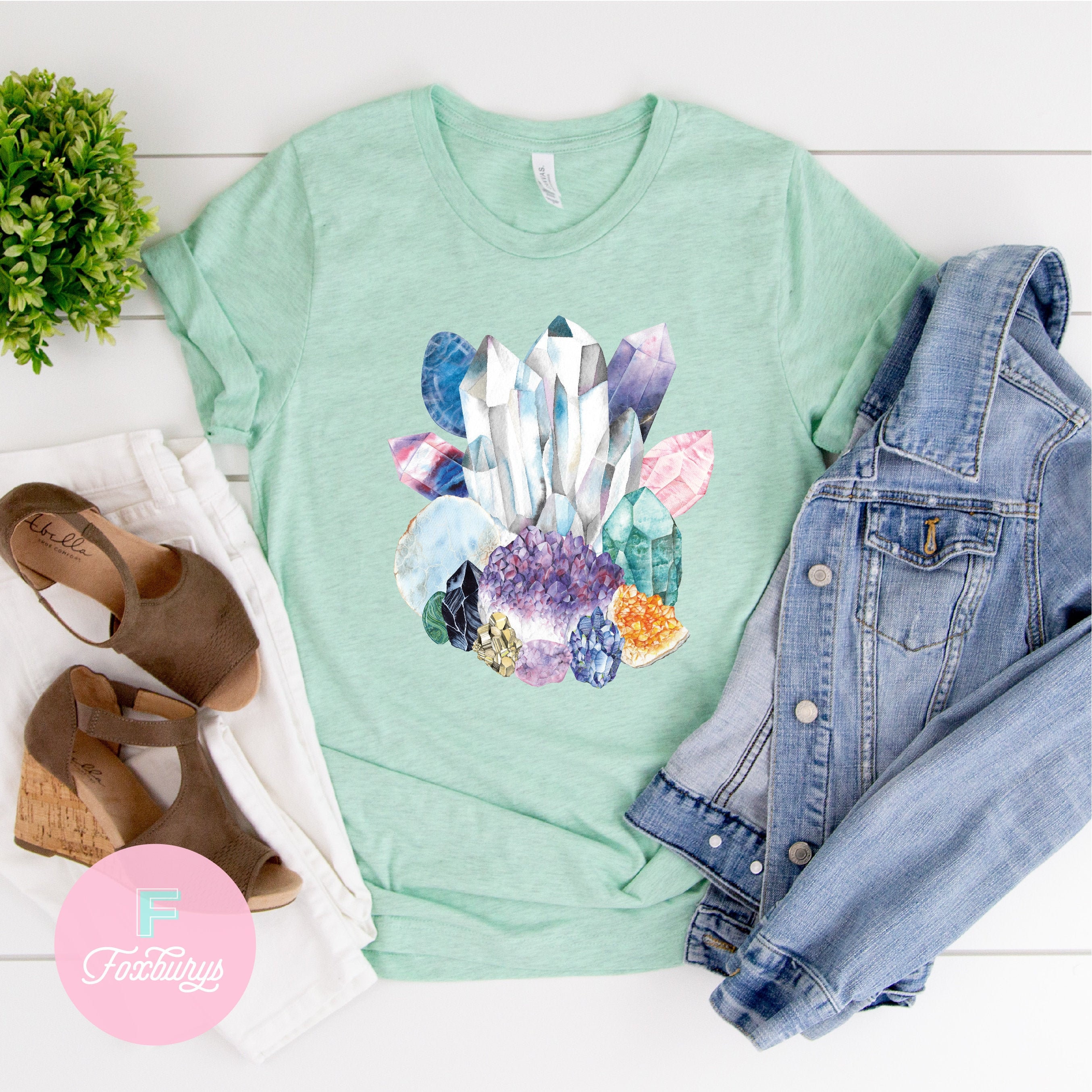 Shirt with Crystals