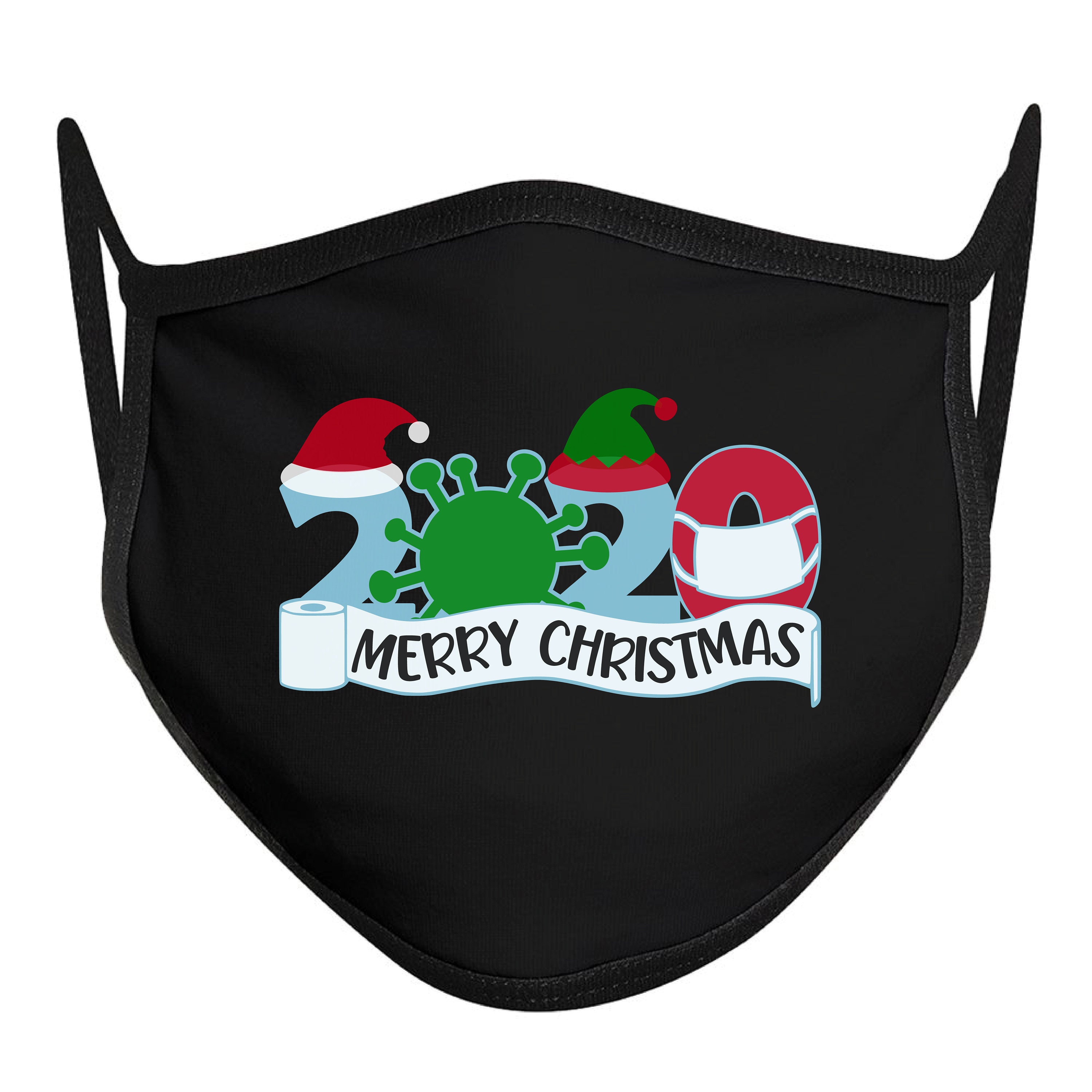 2020 Merry Christmas Mask Face Mask With Sayings Funny Face | Etsy