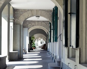 Bern Switzerland Architecture Photo Print, Shadow Wall Art