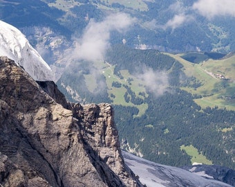Switzerland Mountain Photography Print: Interlaken Landscape Wall Art