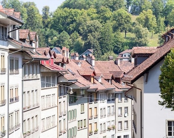 Bern Switzerland Photo Print | Rooftops, Architecture, Travel Art